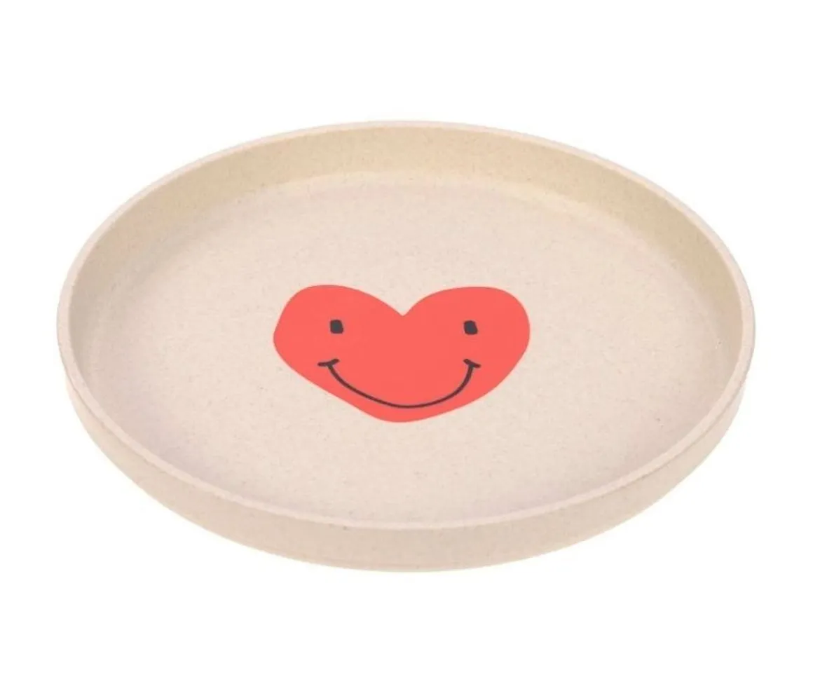 Plato Antideslizante Eco Happy Heart