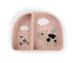 Plato con Compartimentos Stick&Stay Tiny Farm Powder