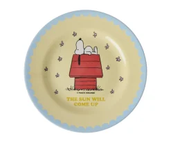 Plato de Melamina Snoopy Cream