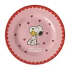 Plato de Melamina Snoopy Pink