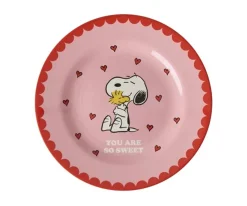 Plato de Melamina Snoopy Pink