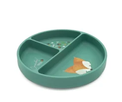 Plato de Silicona con Compartimentos Zorro