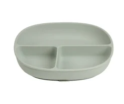 Plato de Silicona con Tapa Sage