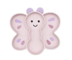 Plato de Silicona con Ventosa Butterfly