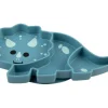 Plato de Silicona con Ventosa Dinosaurio Azul
