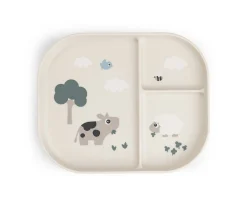 Plato Foodie Compartimentos Tiny Farm Sand