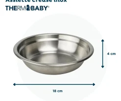 Plato Hondo Acero Inoxidable