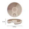 Plato Infantil Compartimentos Mio Sunshine & Rainbow
