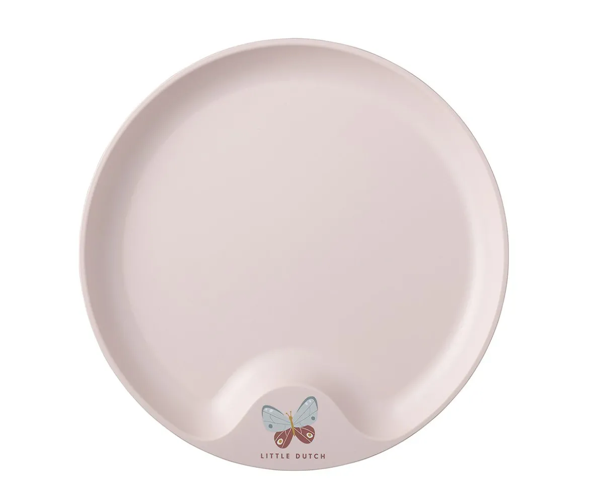 Plato Infantil Mio Flores y Mariposas