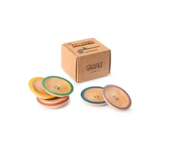 6 Platos de Madera Grapat