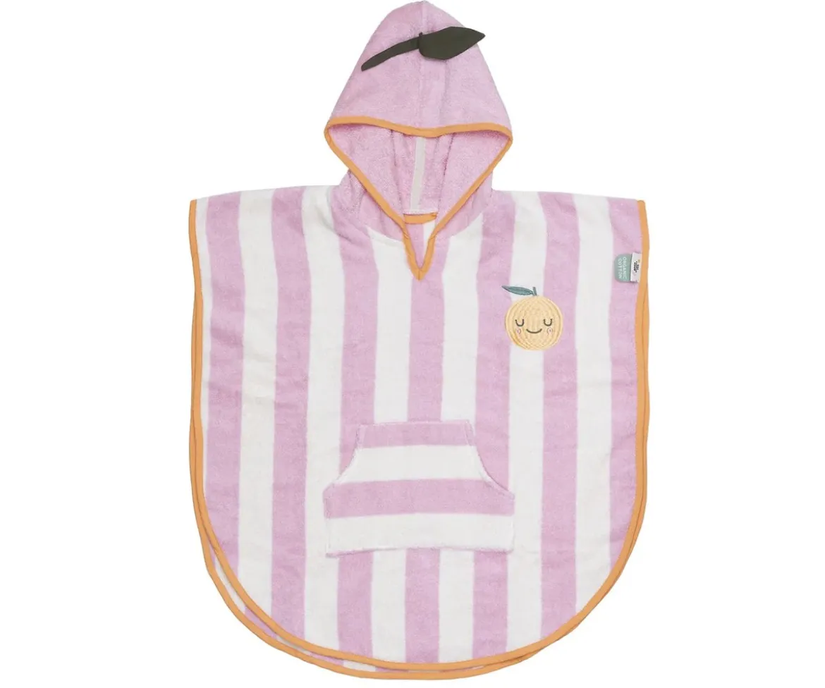 Poncho con Capucha Mandy Mandarina Personalizable