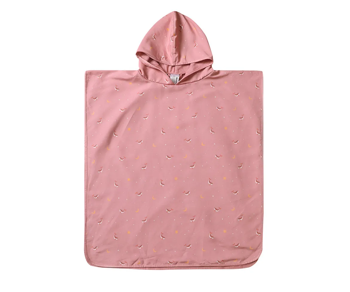 Poncho de Playa Whale Pink