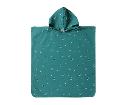 Poncho de Playa Whale Teal