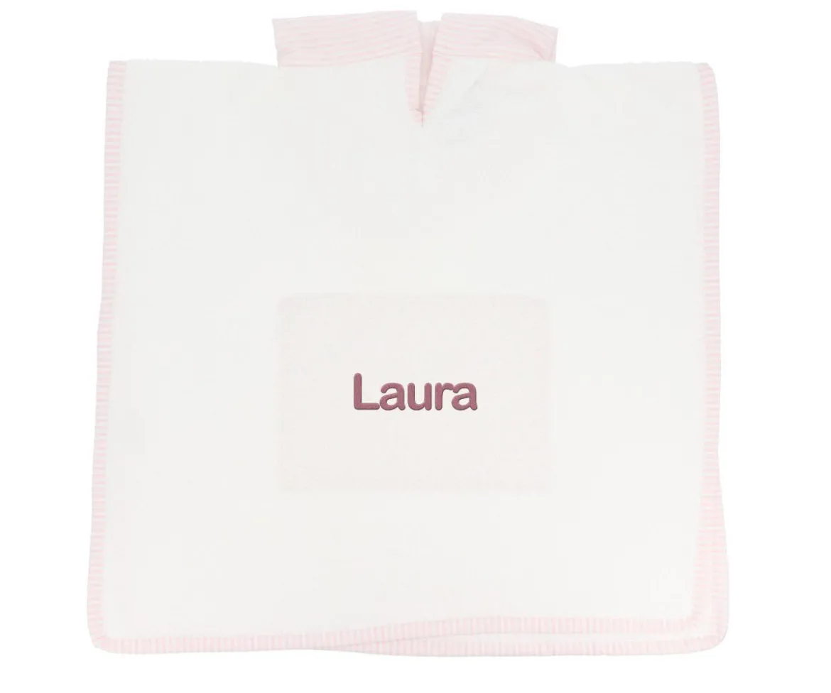 Poncho Dorset Rosa Personalizable