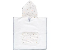 Poncho Little Stars Blue Personalizable