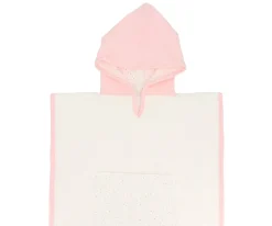 Poncho Rainbow Dots Rosa Personalizable