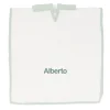 Poncho Rainbow Dots Verde Personalizable