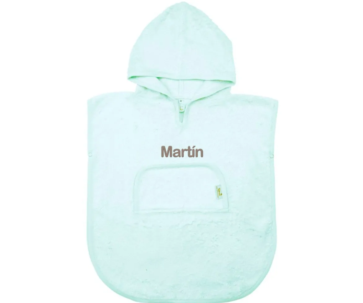 Poncho Timboo Riviera Blue Personalizable