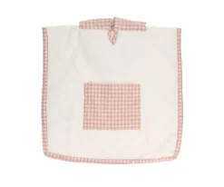 Poncho Vichy Rosa Personalizable