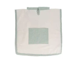 Poncho Vichy Verde Personalizable