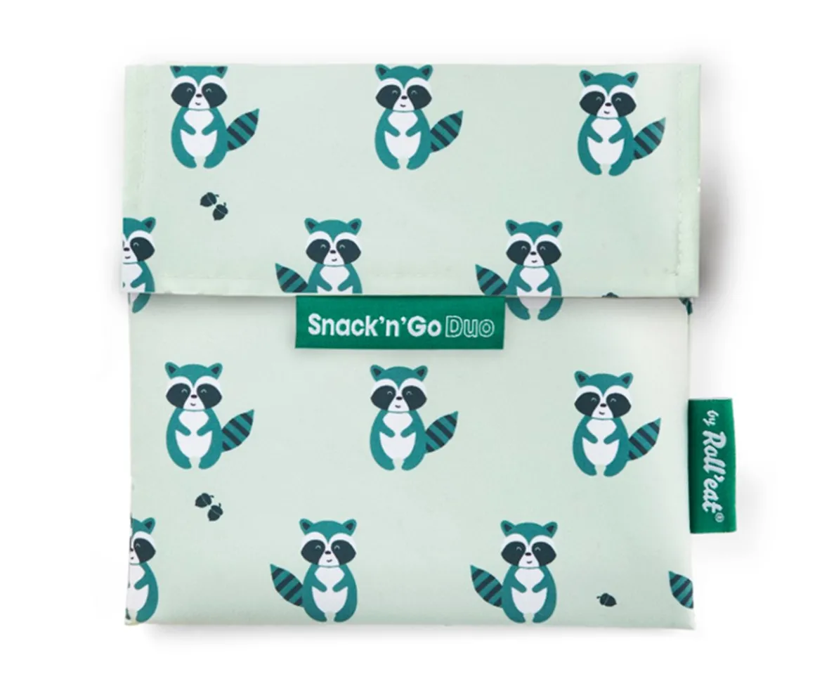 Porta Alimentos DUO Snack'n'Go Mapache