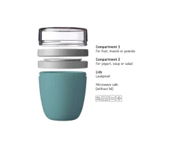 Porta Alimentos Ellipse Nordic Black