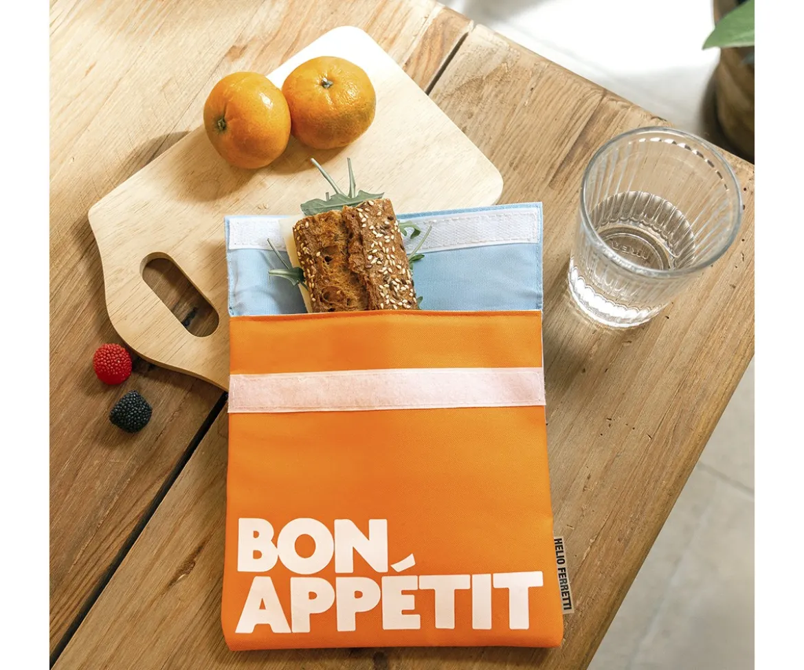 Porta Alimentos Snack Naranja Antimanchas Bon Appétit