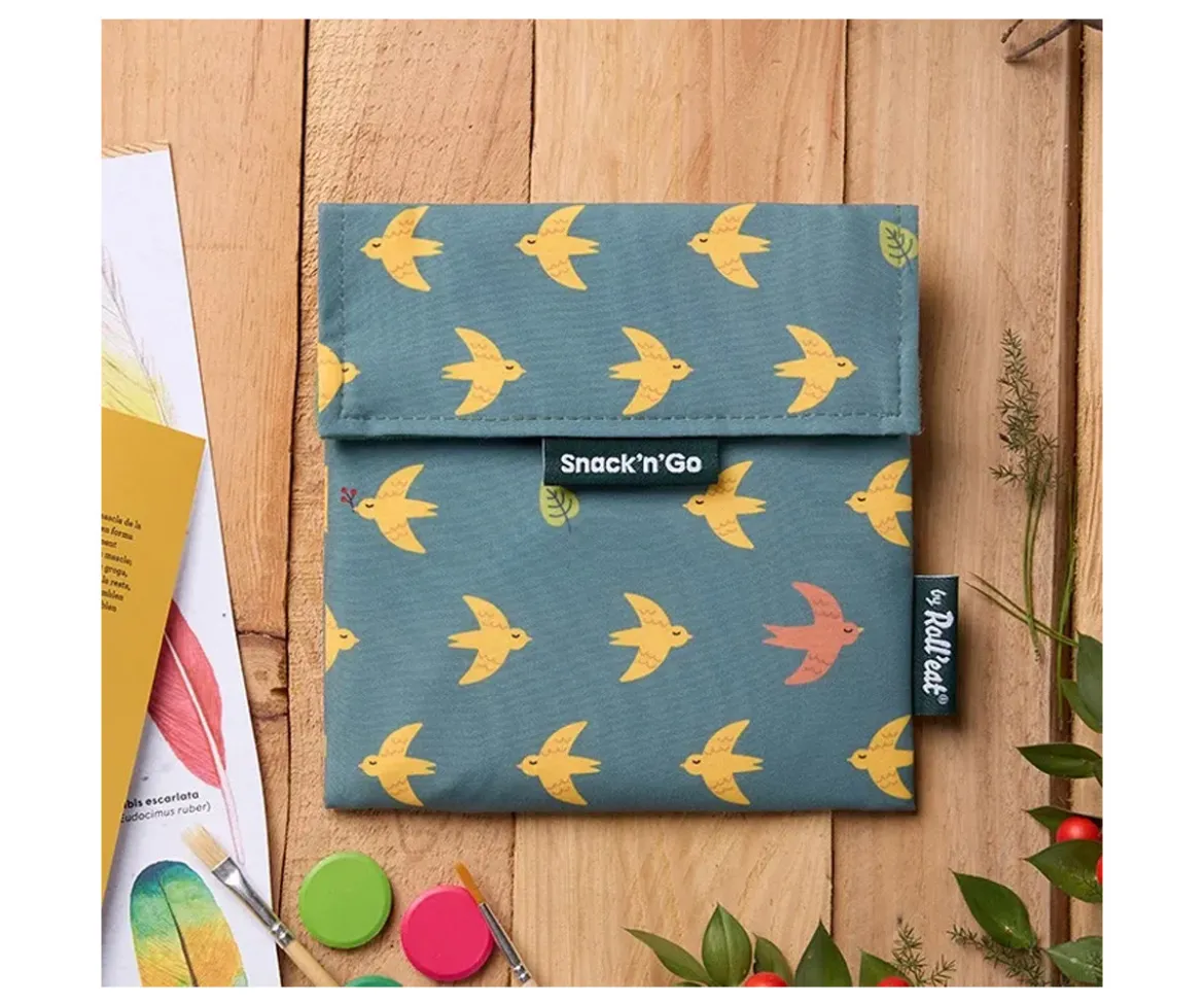 Porta Alimentos Snack'n Go Animals Bird