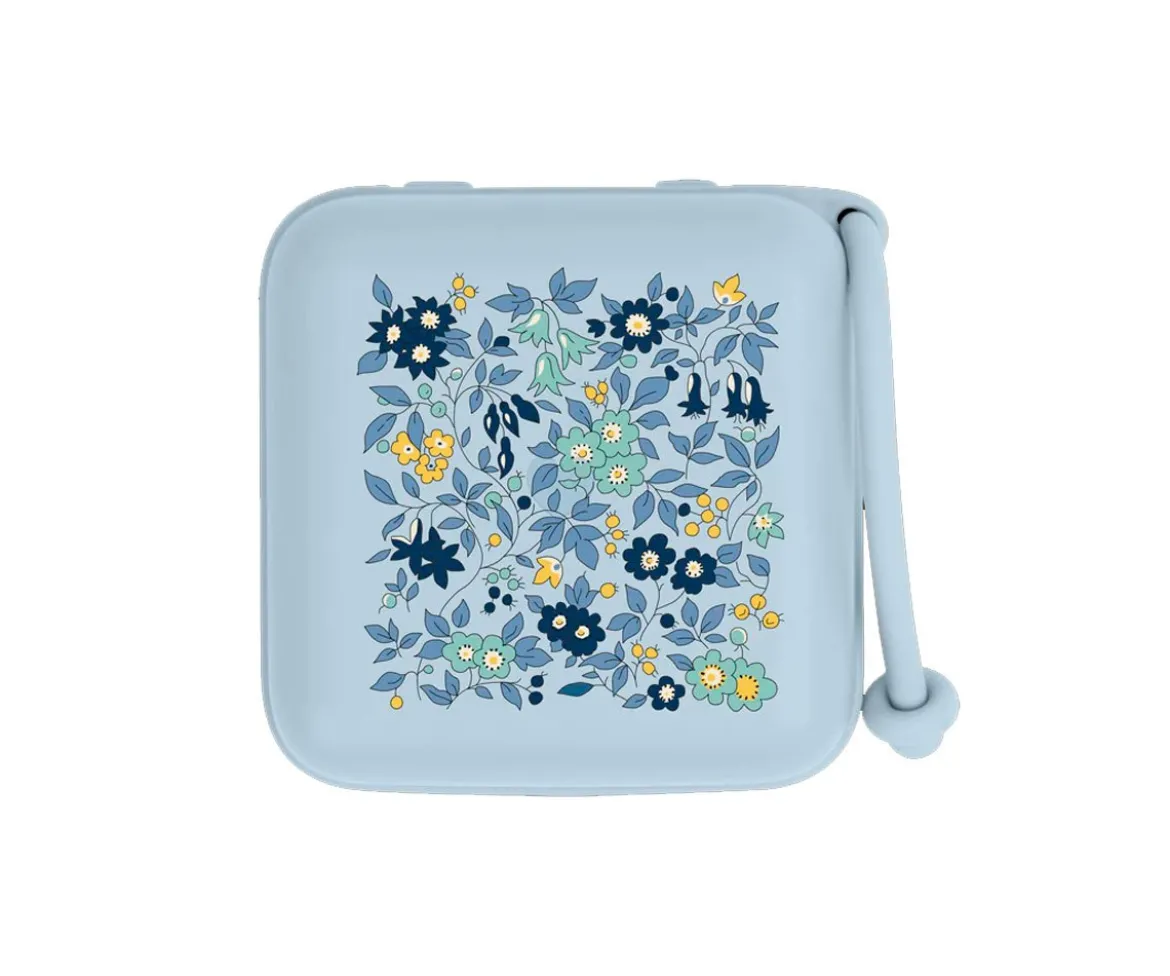 Portachupetes BIBS Liberty Chamomile Lawn Baby Blue