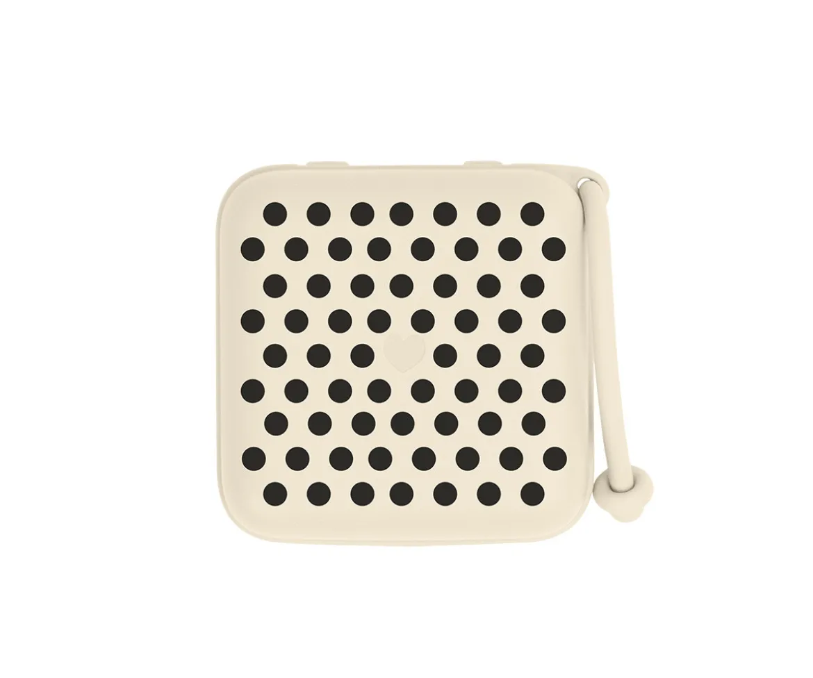 Portachupetes BIBS Studio Polka Ivory/Black