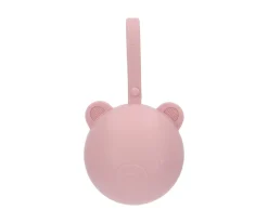 Portachupetes Silicona Bear Pink