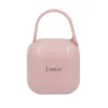Portachupetes Square Personalizado Blush