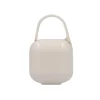 Portachupetes Square Personalizado Ivory
