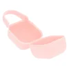 Portachupetes Square Personalizado Rosa Tiza