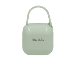 Portachupetes Square Personalizado Sage