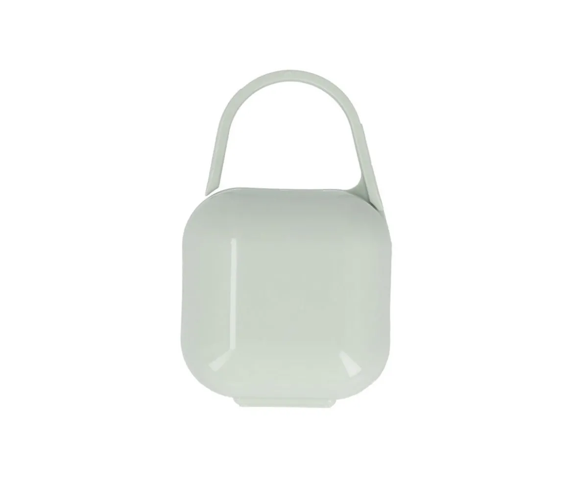 Portachupetes Square Personalizado Verde Tiza