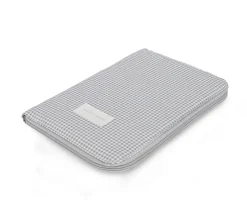 Portadocumentos Little Bloom Vichy Gris