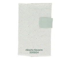 Portadocumentos Rainbow Dots Verde Personalizable