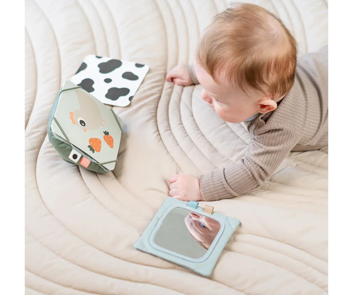 Porta Tarjetas con Espejo Tiny Farm Green