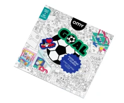 Poster XL Omy Goal para Colorear