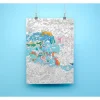 Poster XL Omy Ocean para Colorear