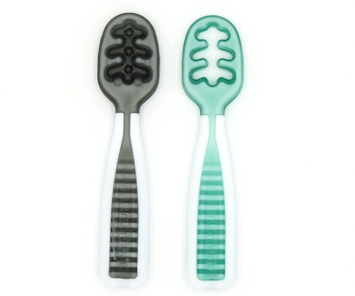 2 Pre-Cucharas Num Num Verde/Gris