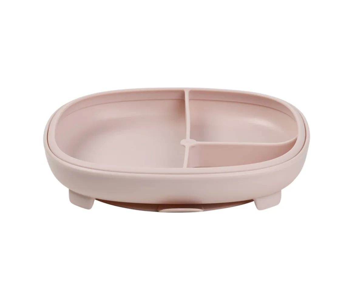 PROMO Babero y Plato Blush + Taza con Pajita Sage