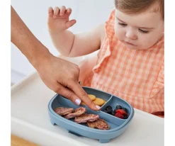 PROMO Babero y Plato Ocean + Taza con Pajita Sage