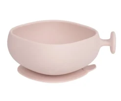 PROMO Plato y Cuenco de Silicona BLush + Taza con Pajita Sage