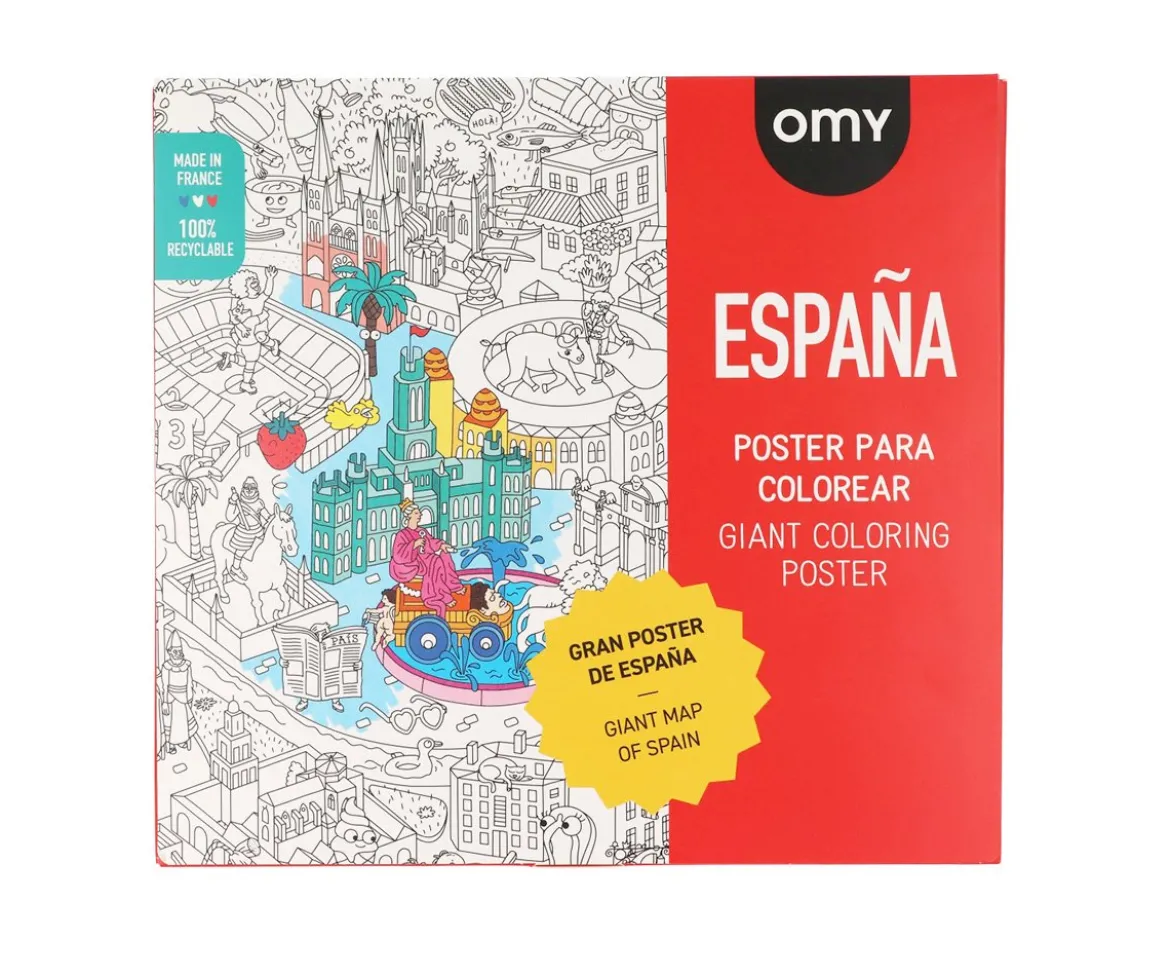 Póster XL España Para Colorear