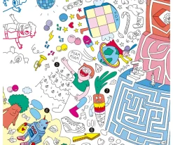 Póster XL Omy Games + Lápiz de Colores