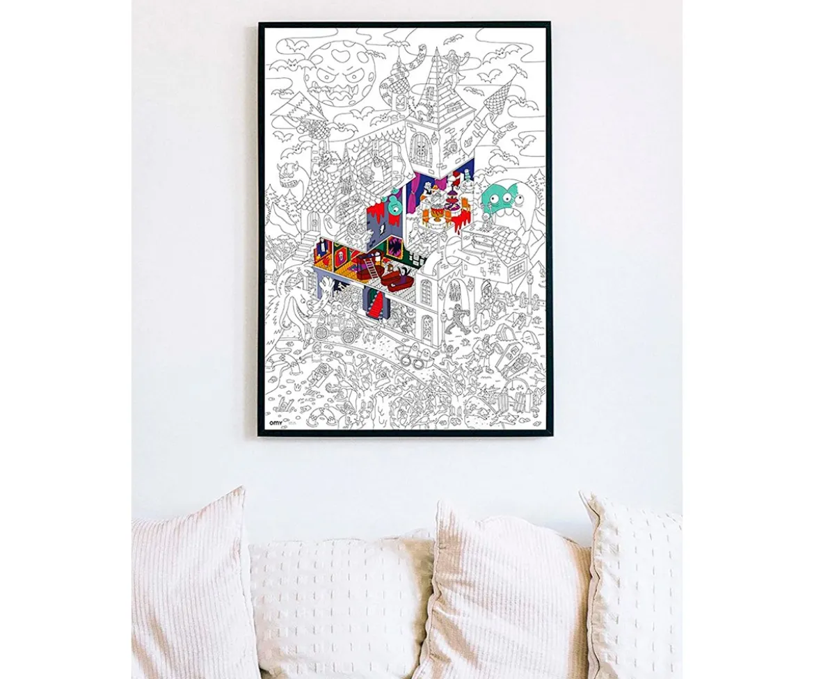 Póster XL Omy Vampiros para Colorear+Pinturas