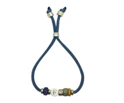 Pulsera Elástica 1 Inicial Azul Grisáceo