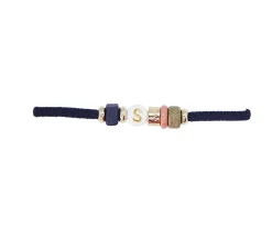 Pulsera Elástica 1 Inicial Azul Marino